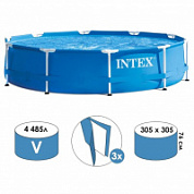 Бассейн каркасный Metal Frame 305*76 см 4485 л Intex 28200NP  