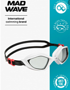 Очки д/плав Mad Wave Viper M0424 21 0 02W белый