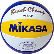 Мяч для пляжного волейбола MIKASA VLS300, FIVB Approved , синт.кожа микрофибра, пляжный