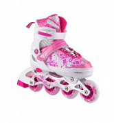 Коньки роликовые раздвижные AC Bell pink