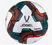 Мяч футзальный JOGEL Inspire р.4 белый/черный/красный