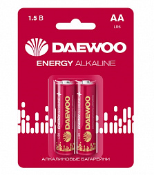 Батарейка DAEWOO ENERGY Alkaline LR6 AAA BL2