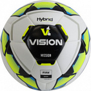 Мяч футбольный VISION Mission FV321074 р.4 FIFA Basic PU гибрид. сшив. бел-мультикол