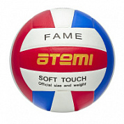Мяч волейбольный ATEMI FAME PU Soft р.5 синт. кожа крас/бел/син