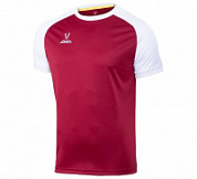 Футболка ф/б JÖGEL CAMP Reglan Jersey гранатовый/белый