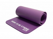 Коврик для йоги и фитнеса 183 х 61 х 1,25 см R-NBR125HD-PURPLE фиолет с кольцами 