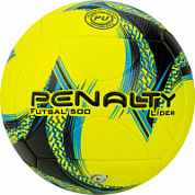 Мяч футзальный PENALTY BOLA FUTSAL LIDER XXIII, р.4, PU, термосш., жел-син-черн.