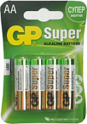 Батарейка GP Super LR6 AA BL4