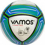 Мяч футбольный VAMOS Campo Pro № 4 BV 1043-WCP бело-бирюзово-серебристый