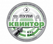 Пуля п/м Квинтор №1, 4,5 мм  (300 шт) острая головка