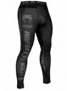 Легинсы VENUM Logos черный/серый