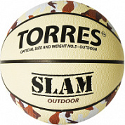 Мяч баскетбольный TORRES Slam B02065 р.5  резина , нейлон. корд. бут. камера