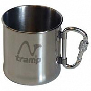 Кружка с карабином 300 мл TRMP (нерж.сталь) TRC-012
