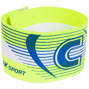 Повязка капитанская 2K Sport Captain 126317 неоновый желтый/синий