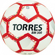 Мяч футбольный TORRES BM 300, р.5, 28 панелей, TPU, 2 подкл. слоя, машин. сш. F320745