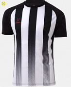 Футболка ф/б JOGEL  CAMP Striped Jersey белый/черный
