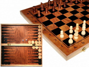 Игра 3 в 1 (нарды, шашки, шахматы) 34 х 34 мм