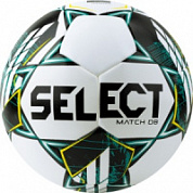 Мяч футбольный SELECT Match DB V23 FIFA Basic р.5 0575360004 бел/зел/жел