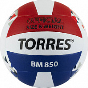 Мяч волейбольный TORRES BM850 арт.V42325,р.5 синт.кожа ПУ, клееный