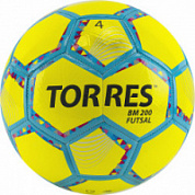 Мяч футзальный TORRES Futsal BM 200 р.4 ПУ, 4 слоя TPU, 4 подкл. слоя, желтый FS32054