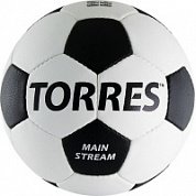 Мяч футбольный TORRES Main Stream, р.5 , 32 панели, PU, 4 подкл. слоя, ручная сш. F30185