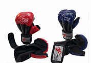 Перчатки для рукопашного боя Рэй Спорт FIGHT-2 8 oz С4sКХ8 кожа/иск. кожа, сетч. ткань