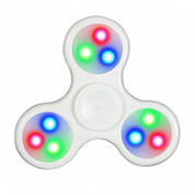 Спиннер Fidget Spinner LED light белый