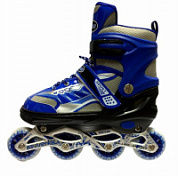 Коньки роликовые GLOBAL синии ABEC-7
