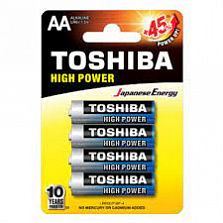 Батарейка TOSHIBA LR06 AA BL4
