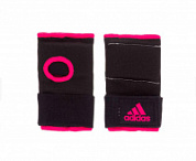 Перчатки внутренние ADIDAS Super Inner Gloves  Gel Knuckle adiBP021 черно-розовые