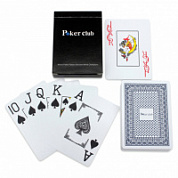 Карты игральные пластиковые Poker club (54 шт.), покер
