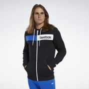Толстовка мужская Reebok TE LINEAR LOGO FZ HOODIE