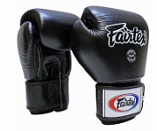 Перчатки боксерские Fairtex черный, кожа