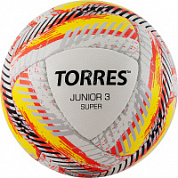 Мяч футбольный TORRES Junior-3 Super вес 280-310 г., ПУ, 2 слоя, 16 пан.