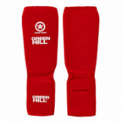 Защита голень-стопа Green Hill COMBAT SAMBO SIC-6131cs красный