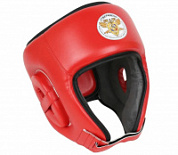 Шлем RuscoSport Pro, с усилением красный, (одобрен ВФРБ)