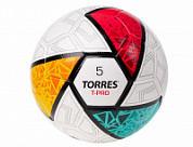 Мяч футбольный TORRES T-Pro р.5 32 панелей EPU-Microf 4 подкл., термосш. F323995 бел-мульт