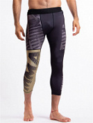 Брюки компрессионные Black/Green - MMA