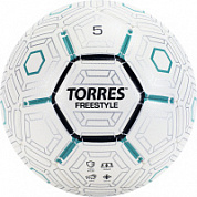 Мяч футбольный TORRES Freestyle  р.5, 32 панели. PU-Microfi, термосшивка, бело-серебр F320135