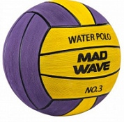 Мяч для водного поло Mad Wave, каучук, р.3 желтый