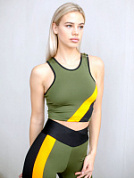Топ женский Get Striped Khaki