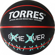 Мяч баскетбольный TORRES Game Over, B02217, р,7 резина , нейлон. корд, бут.камера.