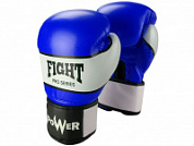 Перчатки бокс FIGHT PRO SERIES синие 