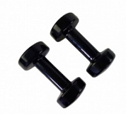 Гантели 1,5 кг виниловые HKDB115 черный 