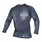 Рашгард MMA Rusco Sport Herb Black длин.рукав
