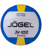 Мяч волейбольный JOGEL JV-100 синий/желтый
