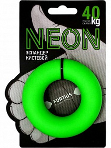 Эспандер кистевой кольцо Fortius Neon 40 кг