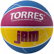 Мяч баскетбольный TORRES Jam  р.7 резина, нейлон. корд, бут.