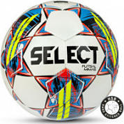 Мяч футзальный SELECT Futsal Mimas р.4, IMS глянц. ПУ, 1053460005 бел-сине-красный.