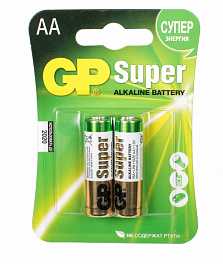 Батарейка GP Super LR6 BL2 АА